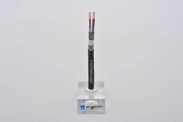 氟塑料絕緣鍍錫銅絲編織分屏蔽+總屏蔽氟塑料護套計算機電纜