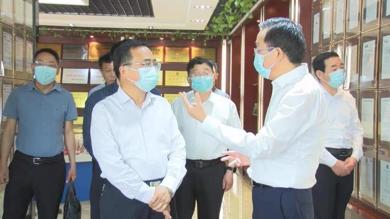 蕪湖市政協(xié)主席張峰蒞臨安徽華宇電纜集團 走訪調研委員企業(yè)