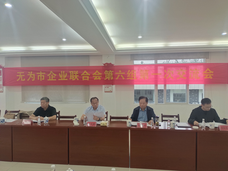 加深了解  增進友誼  共謀發展 -----無為市企業聯合會第六組召開首次交流會