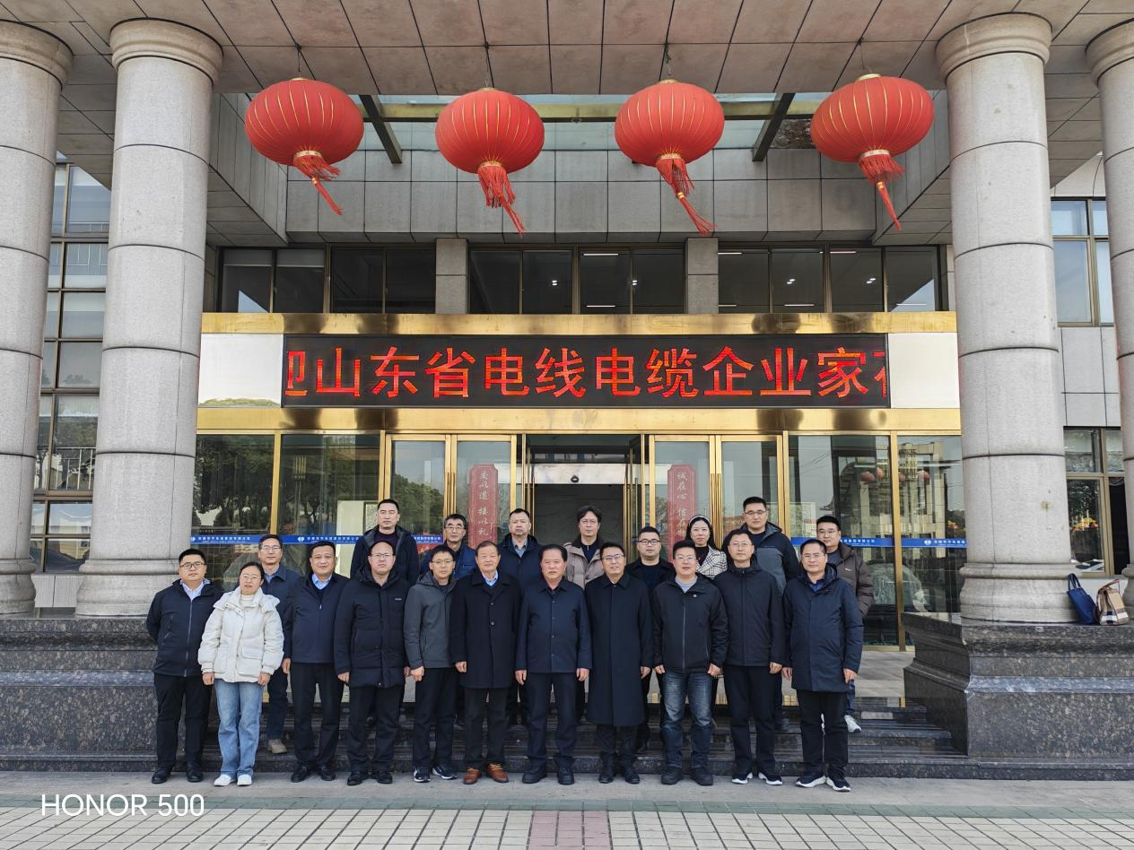 山東省電線電纜企業(yè)家代表團蒞臨華宇集團考察交流